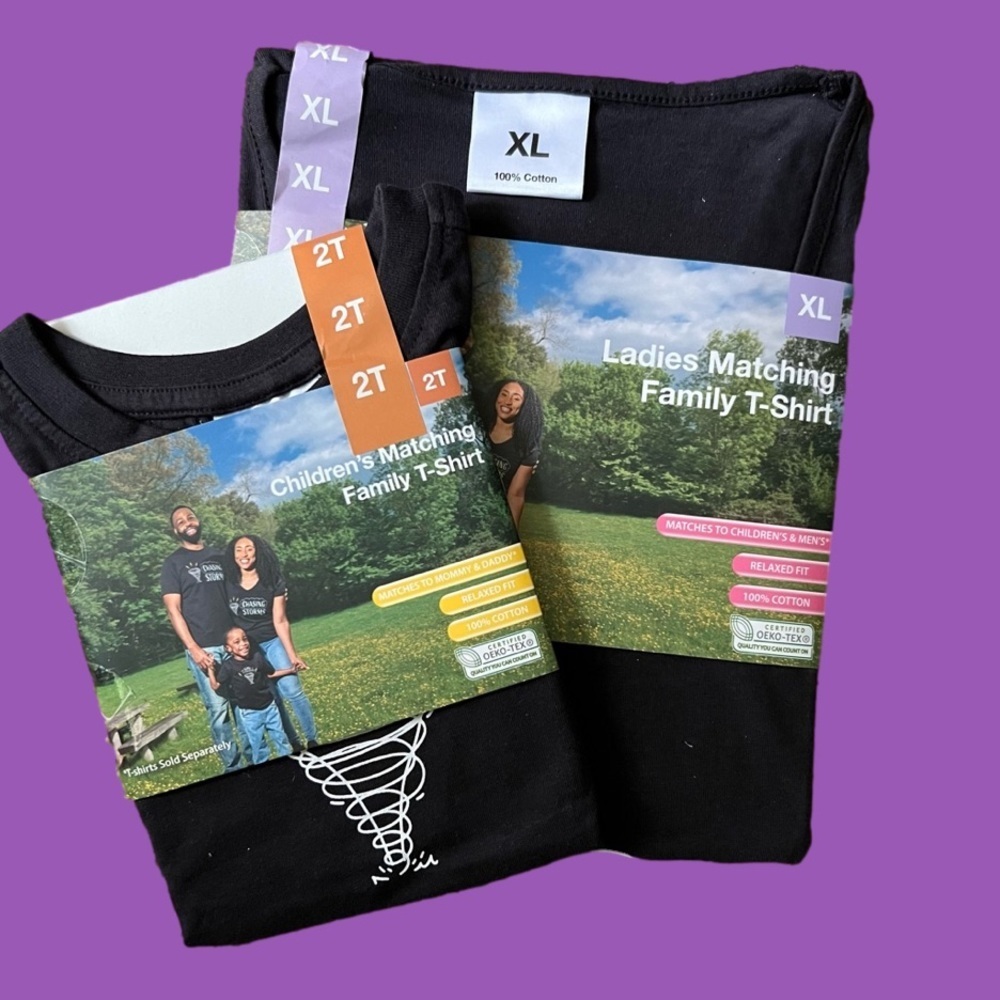 Nwt  Have a little whirlwind at home?  Matching family T-shirts are perfect 2T